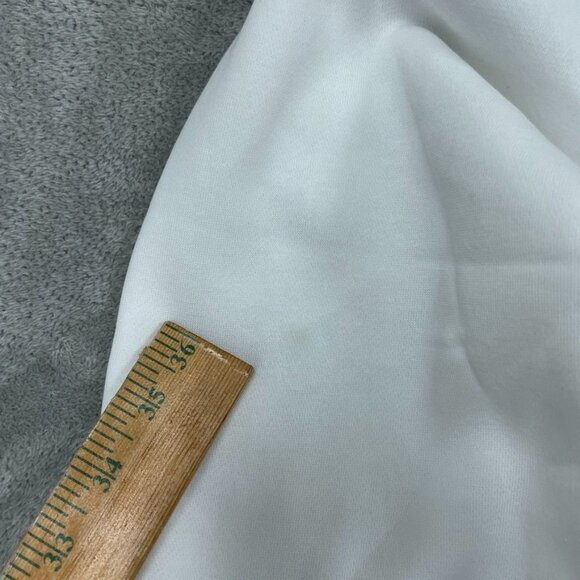 Nike Mens White Crewneck Sweatshirt XL *flaw*  a1124 - Picture 2 of 7